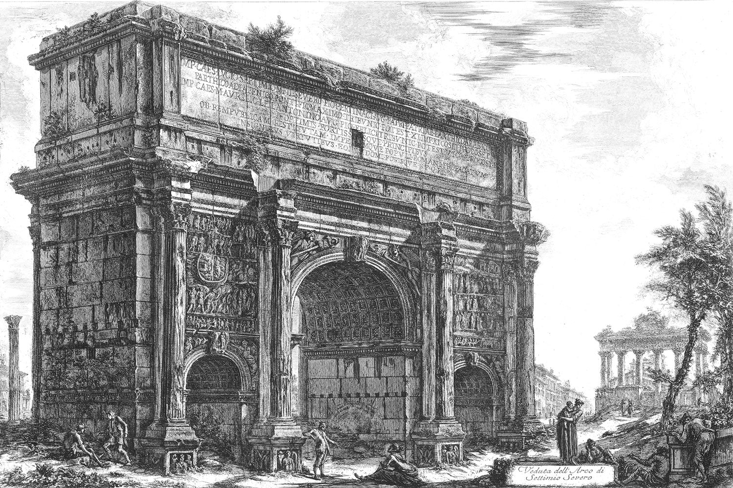 84 ORANGE ARC De Triomphe Romain EUR 5,90 - FR