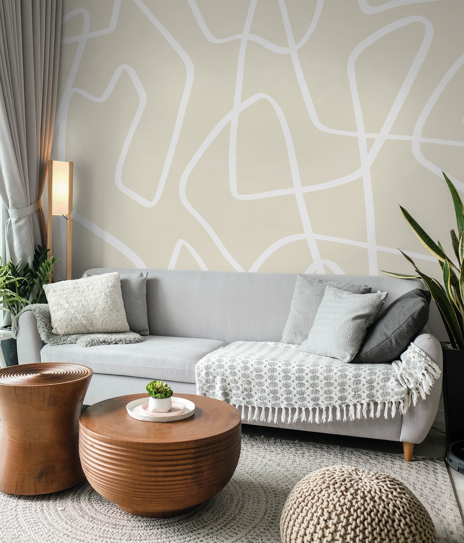 Flowform Abstract / Cream