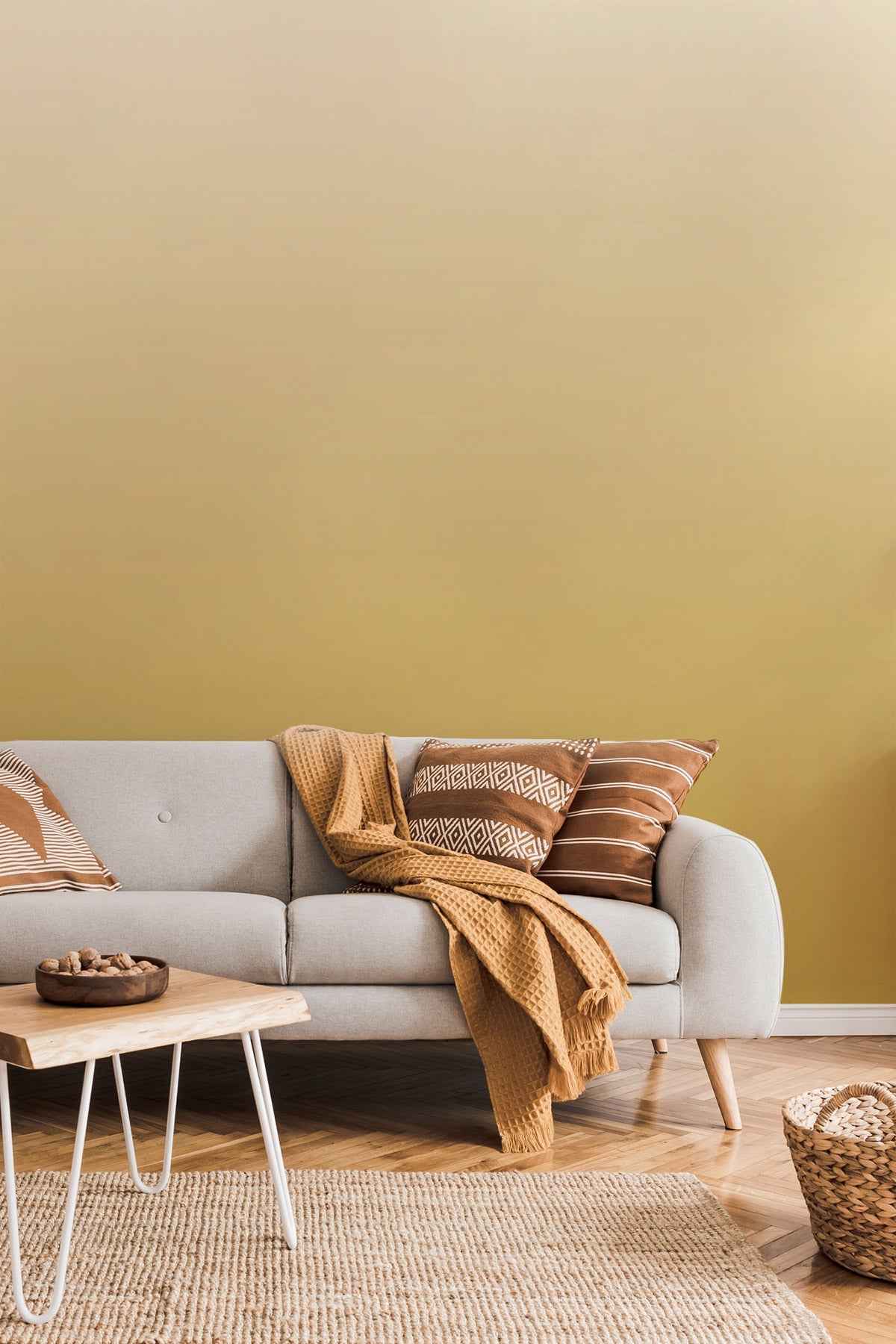 Gold Rush Wallpaper in a room