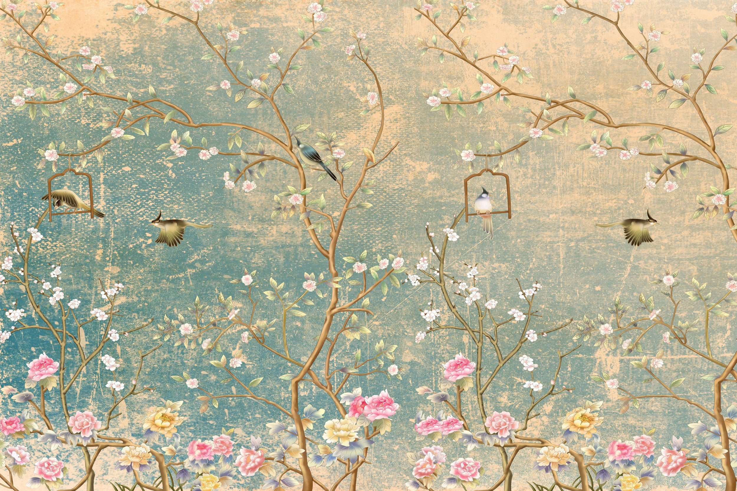 Golden Blossom Garden