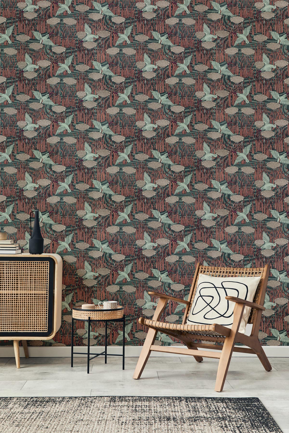 Kingfisher Above Water / Teal