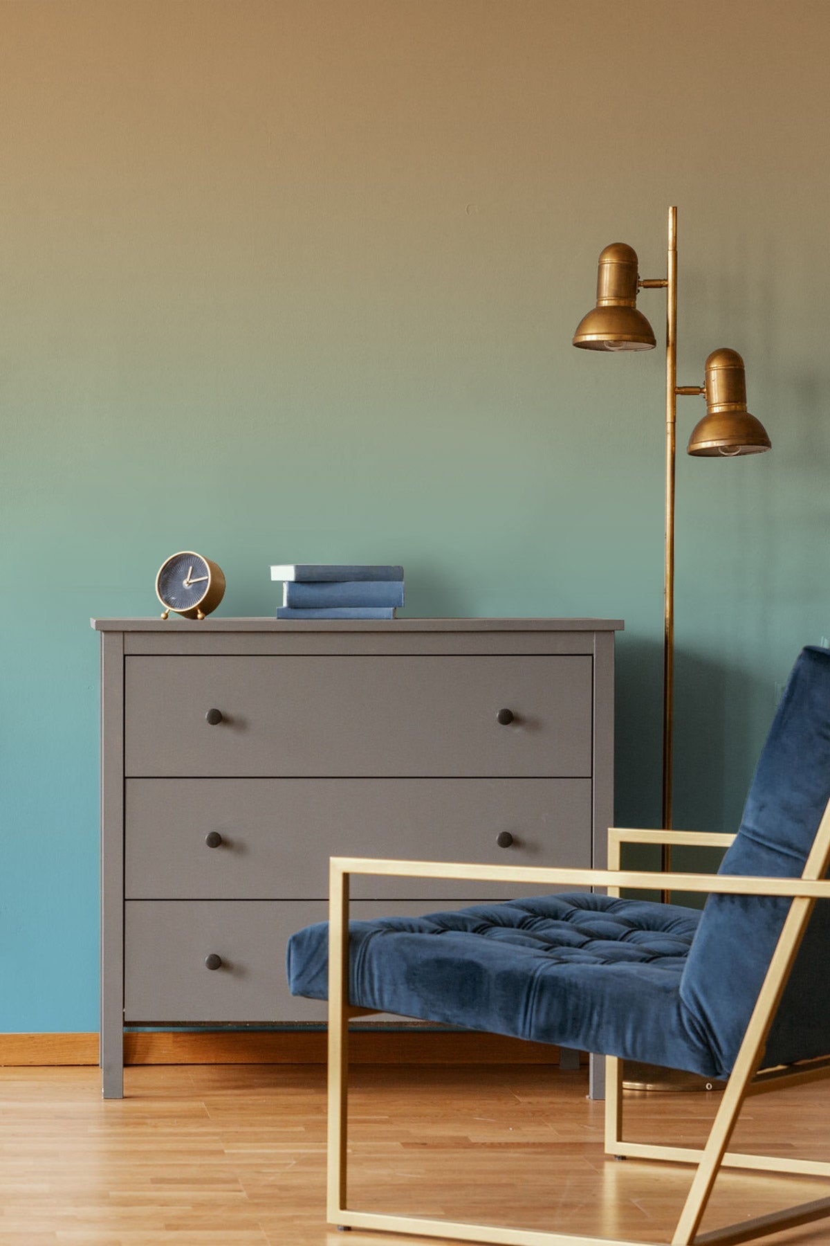 Melon Ball Wallpaper in a room