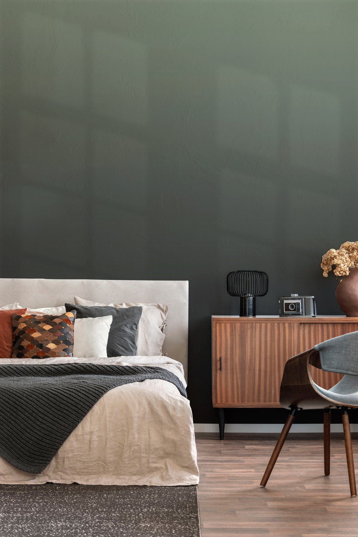 Mint Chocolate Chip wallpaper in a bedroom