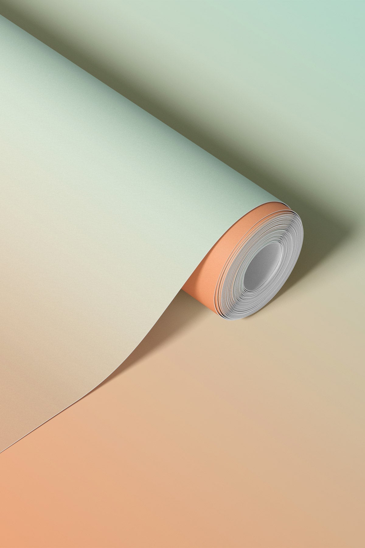 Closeup of Minty Peach wallpaper