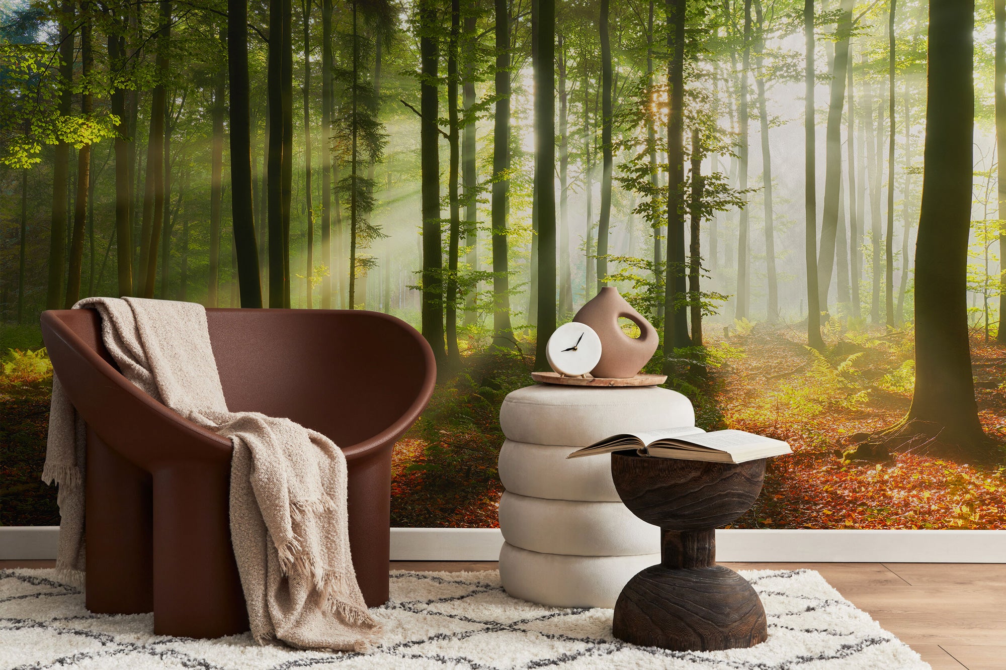 Morning sun Wall Mural