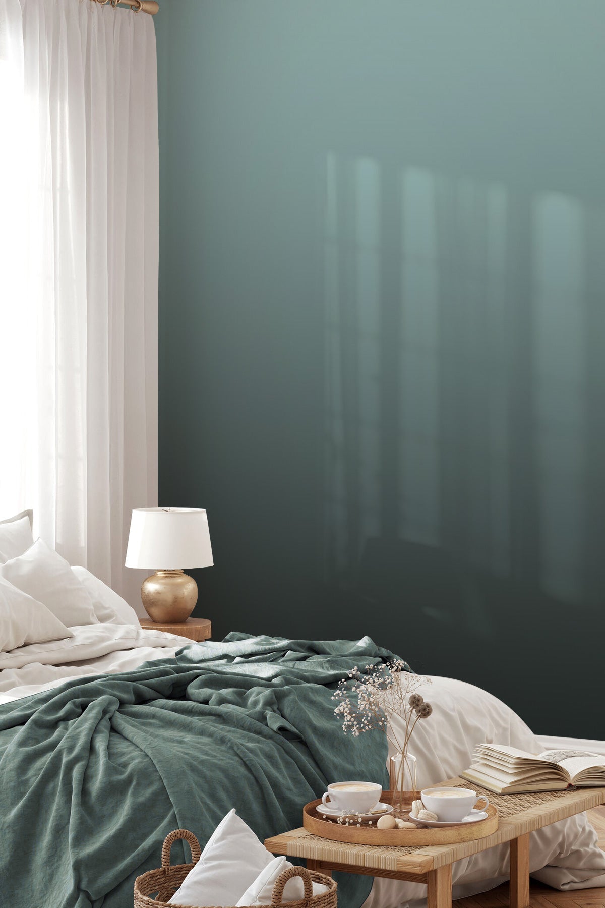 Mystic Forest Wallpaper in a bedroom