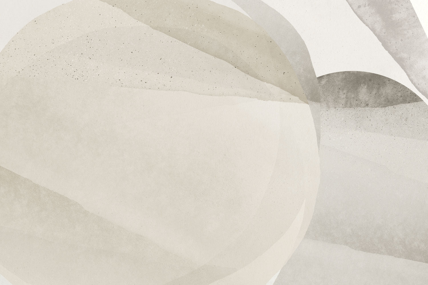 Natural Japandi Abstract Wall Mural