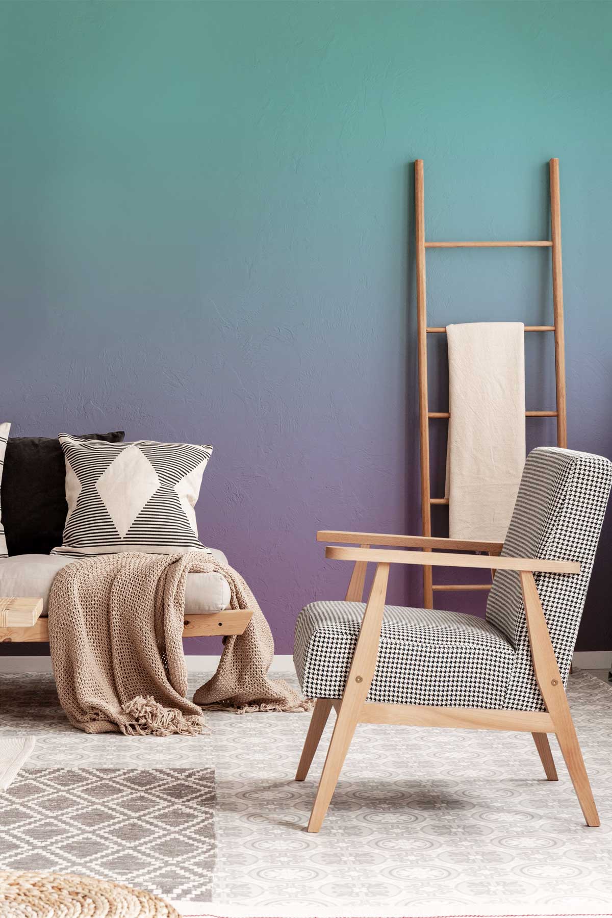 Near Moon Wallpaper in a room