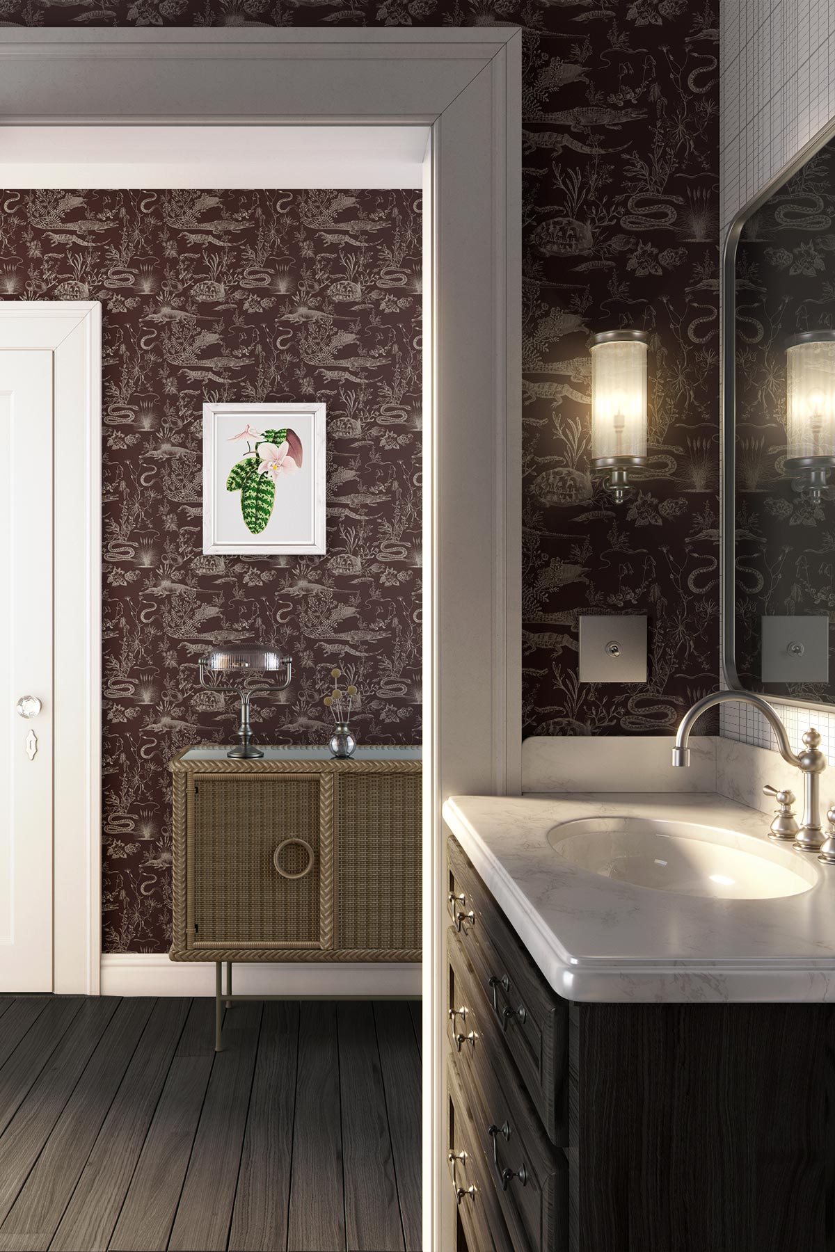 New Orleans Dark / Burgundy