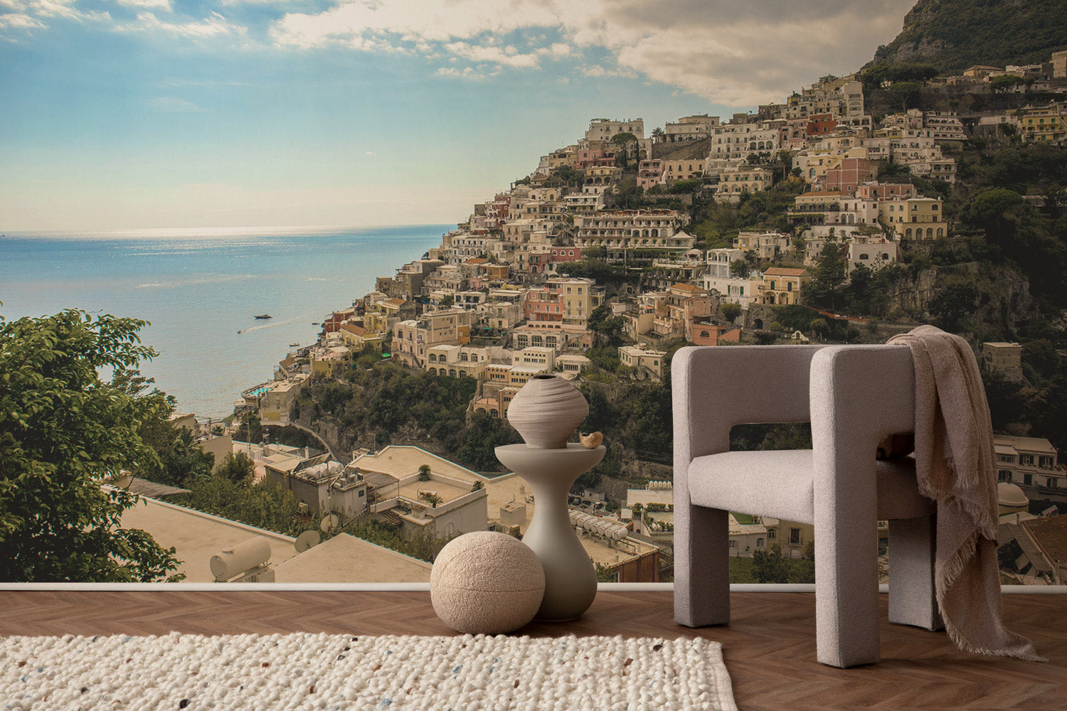 Positano Skyline Wall Mural