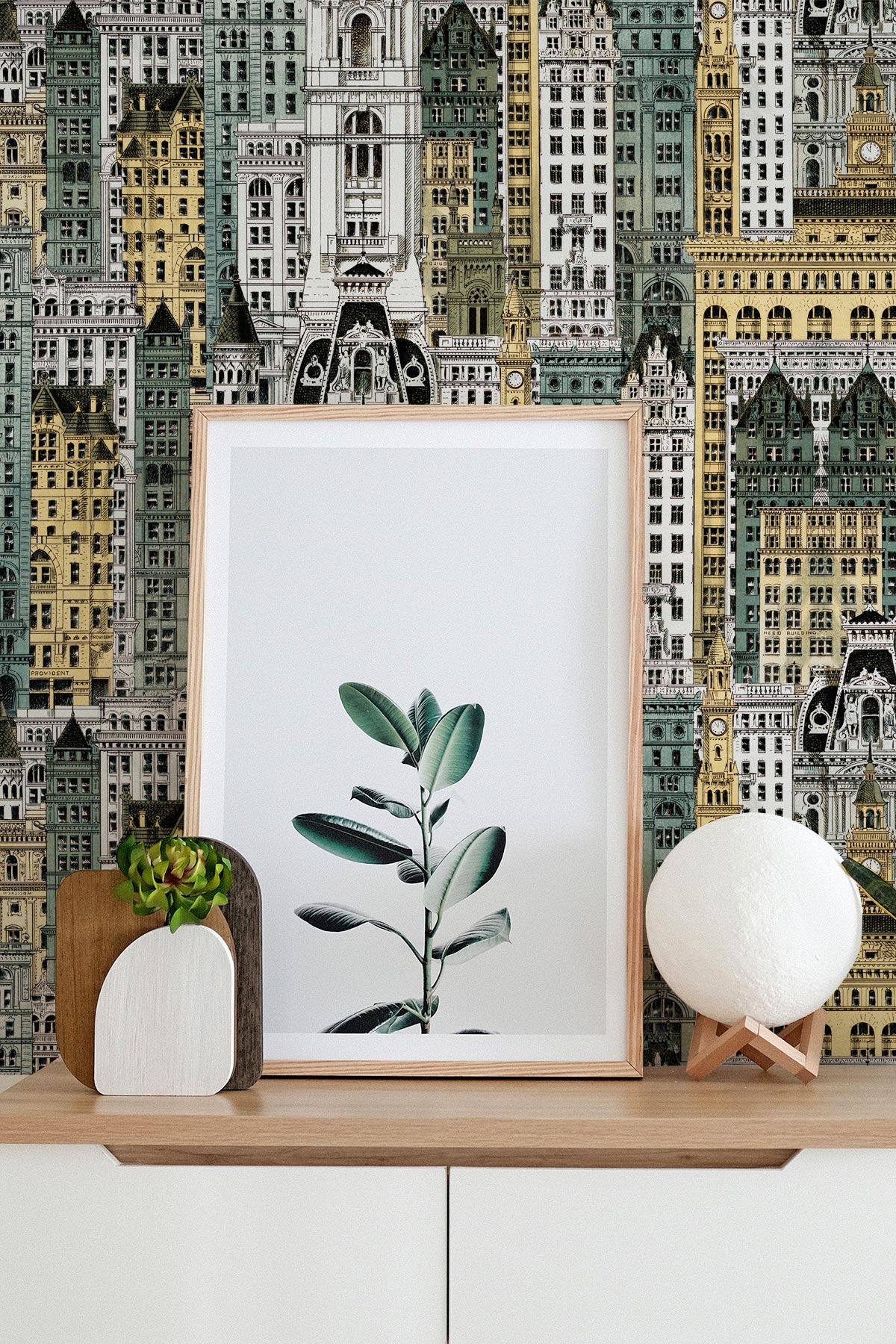 Philadelphia / Yellow & Teal