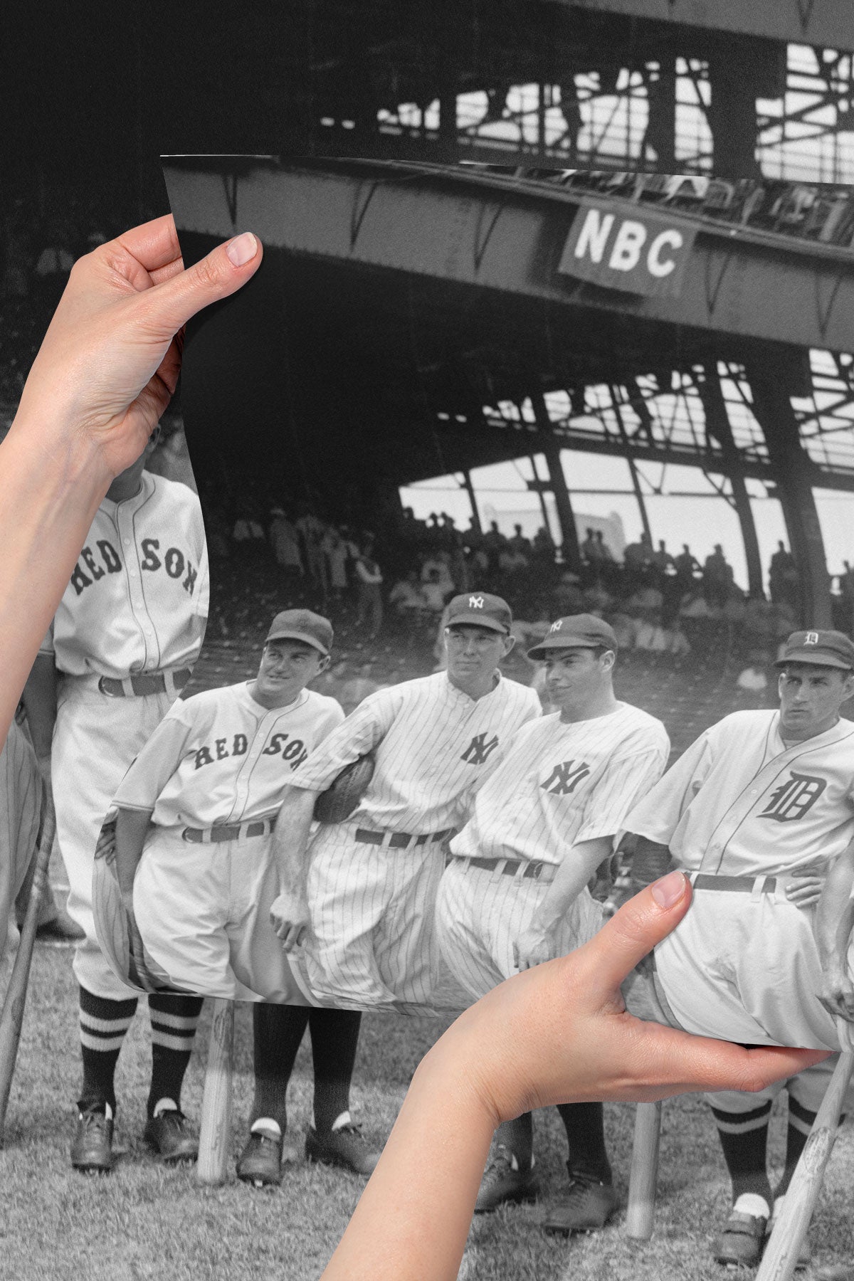 1937 Baseball All-Stars Wall Mural