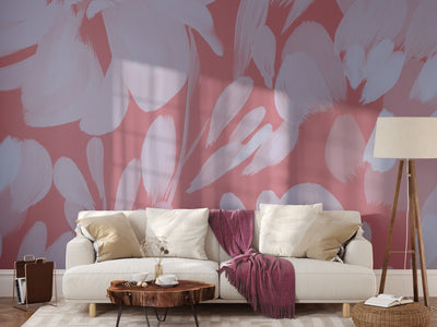 Pastel Bloom Elegance Wall Mural