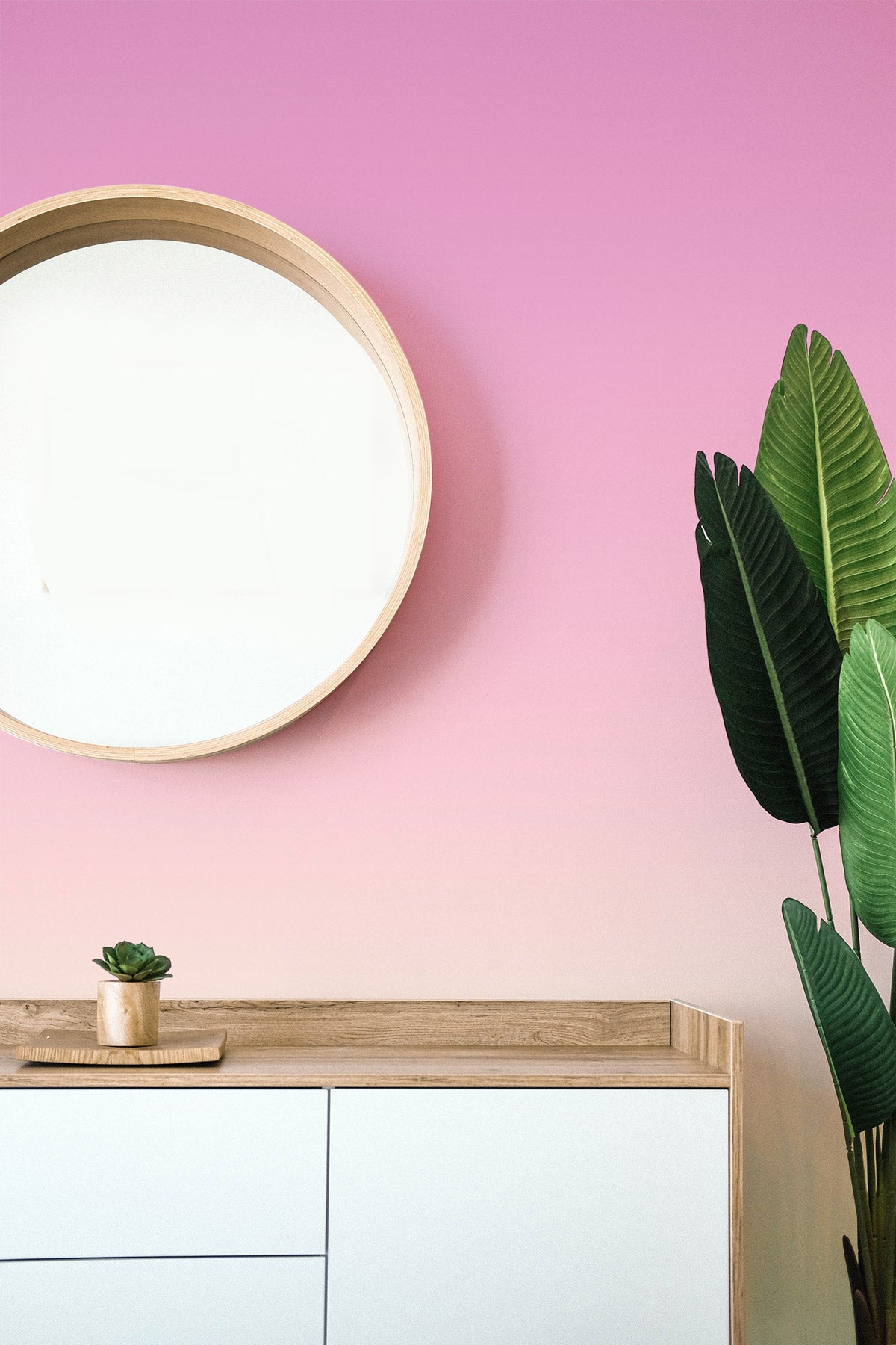 Pink Pearl Wallpaper in a room