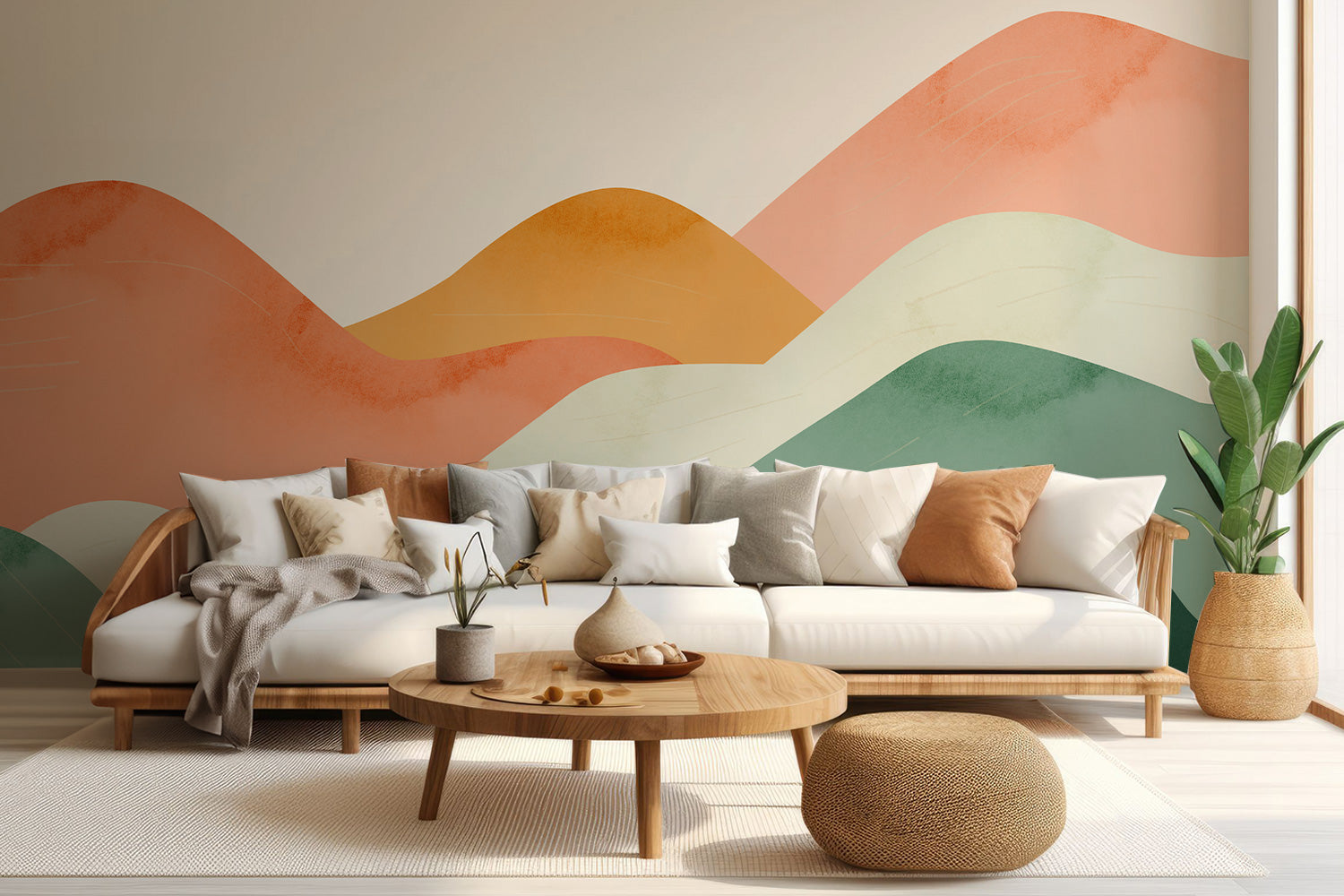 Solterra Abstract Landscape Wall Mural – Eazywallz