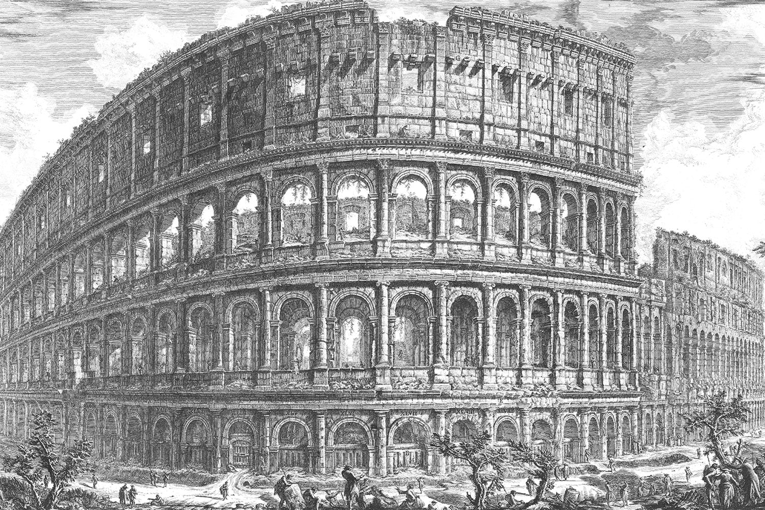 Timeless Colosseum Wall Mural