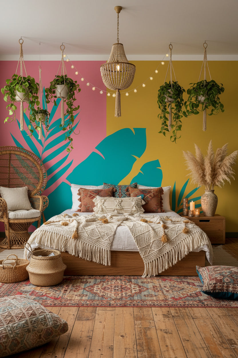Venice Beach Palm Leaf Wall Mural
