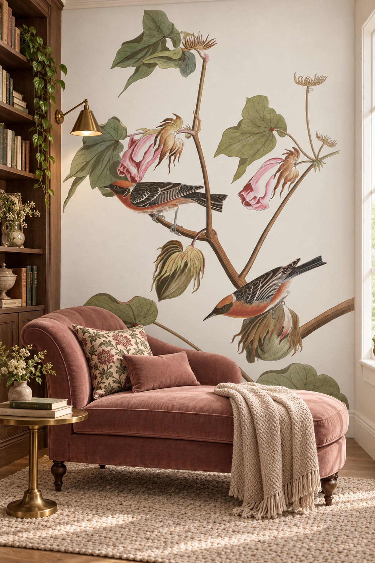 Bay Breasted Warbler Bird Wall Mural