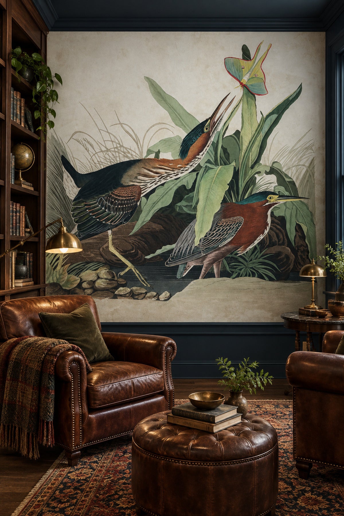 Green Heron Wall Mural