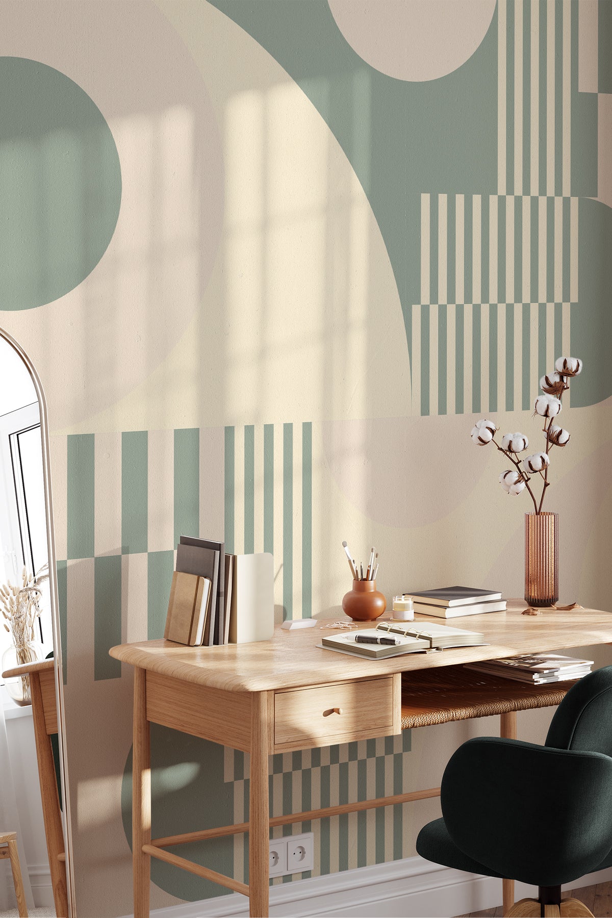 Geo Circles Wall Mural