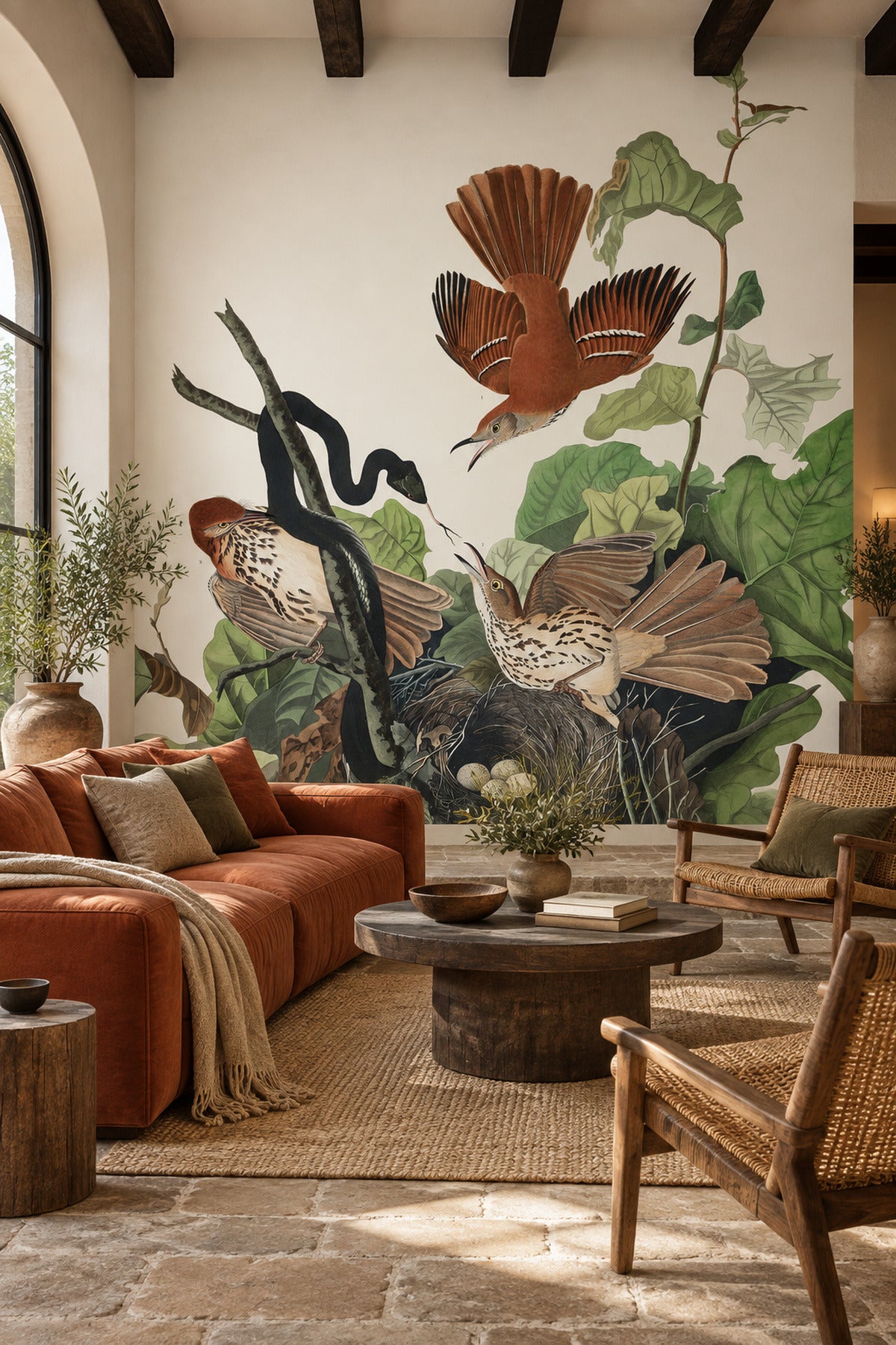 Ferruginous Thrush Wall Mural