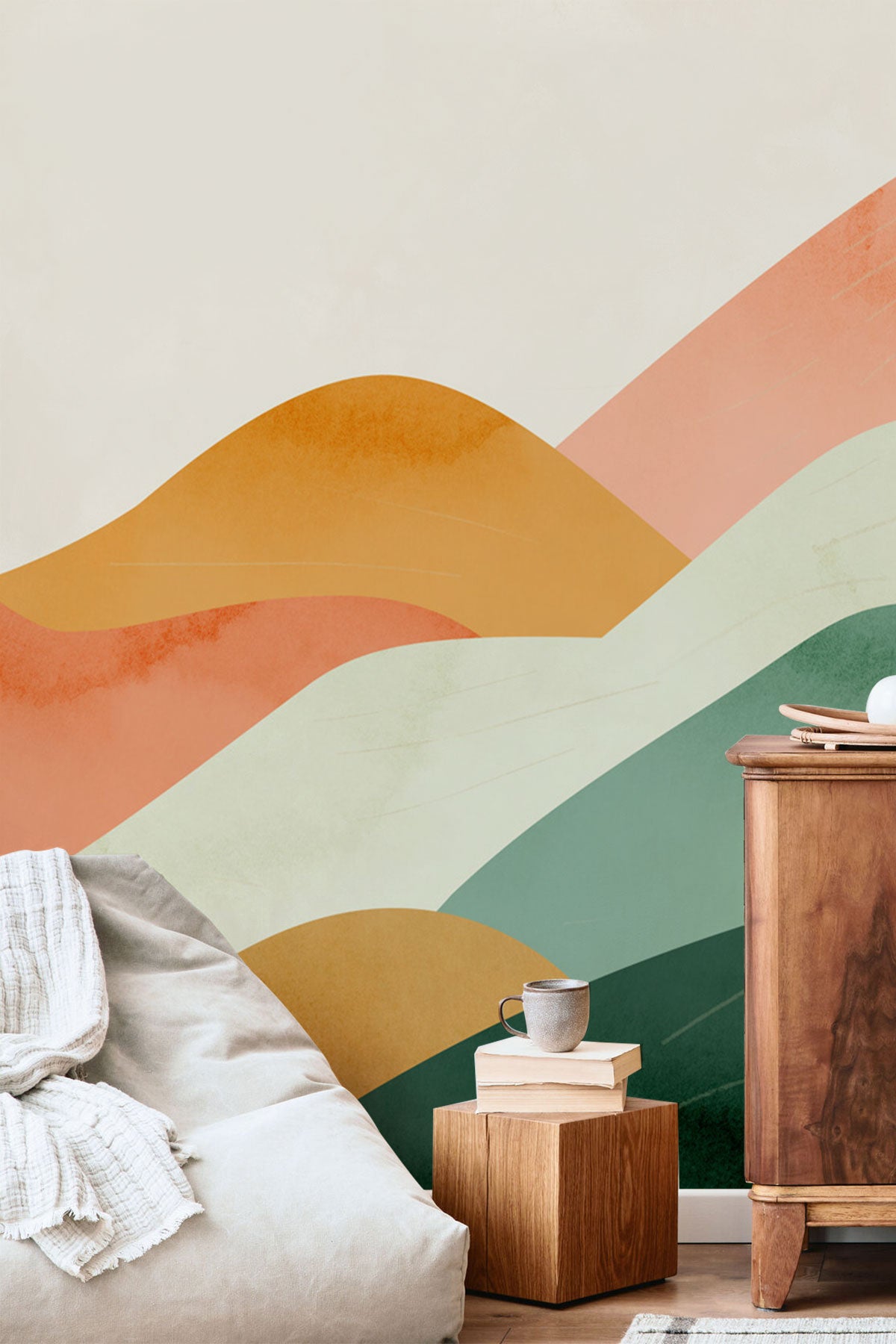 Solterra Abstract Landscape Wall Mural – Eazywallz