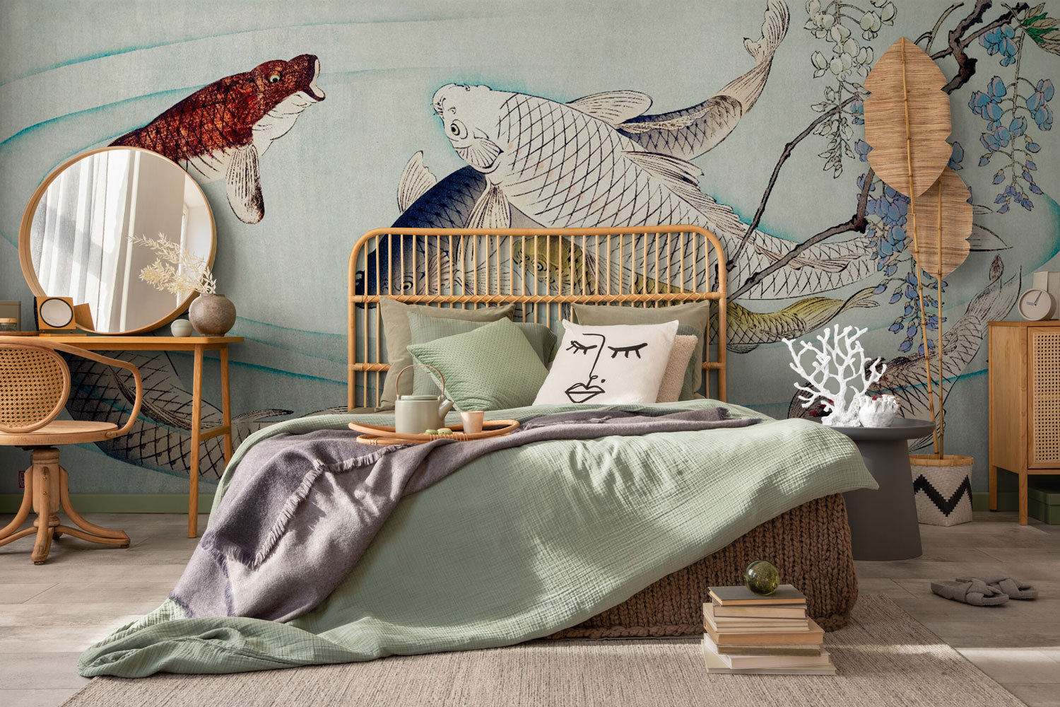 Yoshitoshi Fish Wall Mural