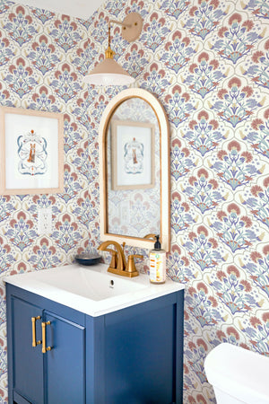 Wall Murals & Wallpaper to Transform Your Small Bathroom
