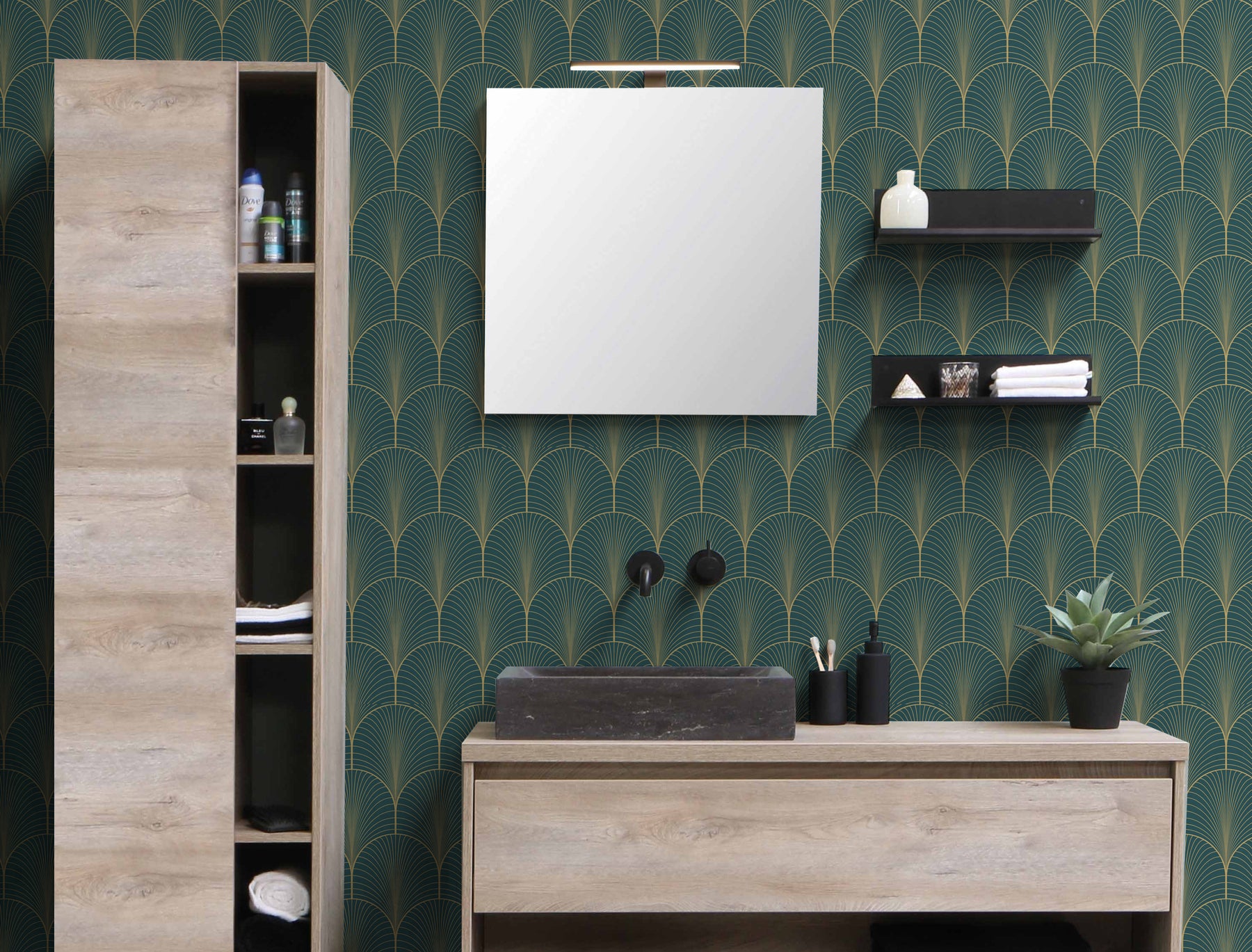 Powder Room Makeover: Wall Murals & Wallpaper to Transform Your Small ...