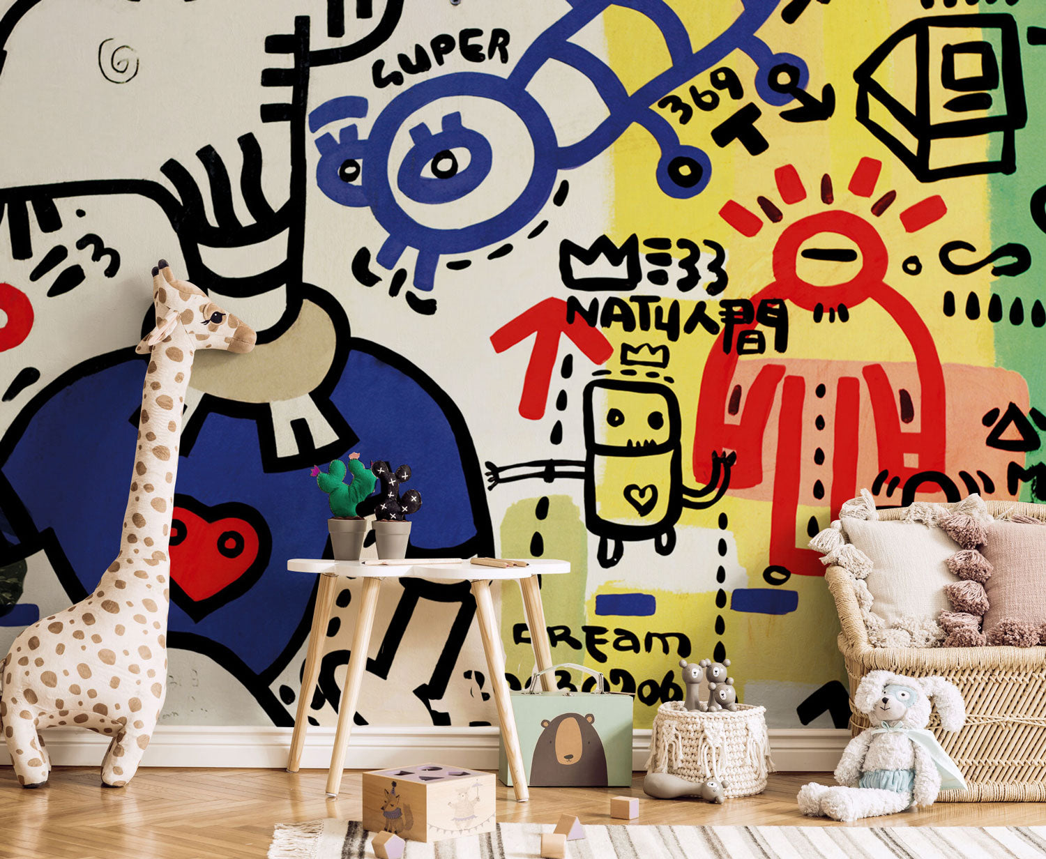 Graffiti Sprayed on a Wall Mural - Street Art | Eazywallz