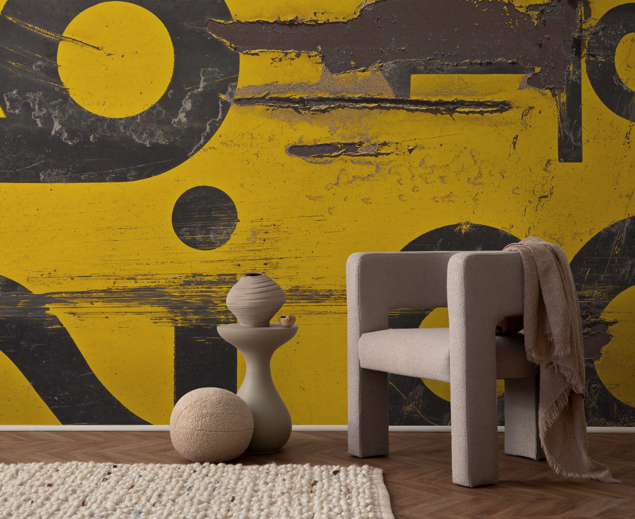 Industrial Texture Mural