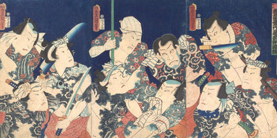 Utagawa Vintage Japanese Wall Mural