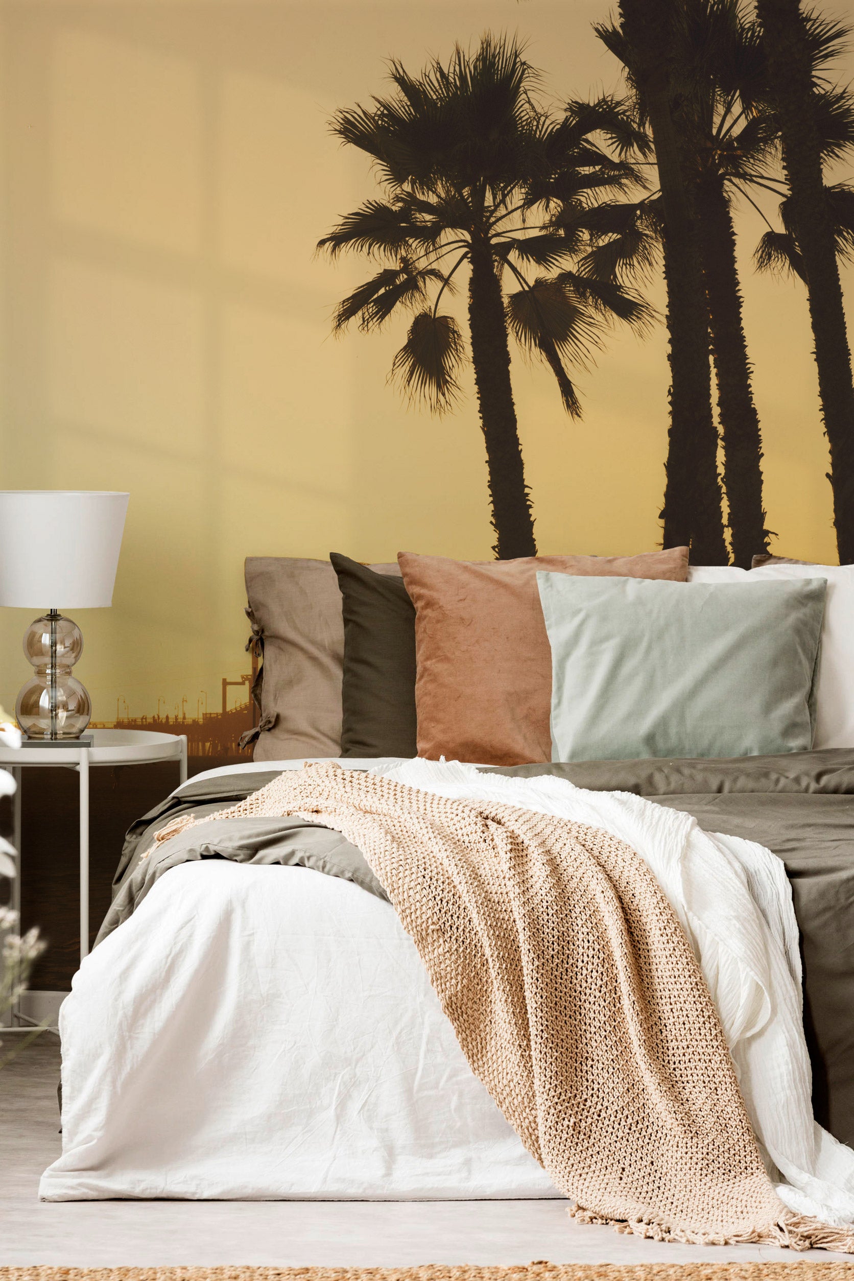 Santa Monica Beach Wall Mural