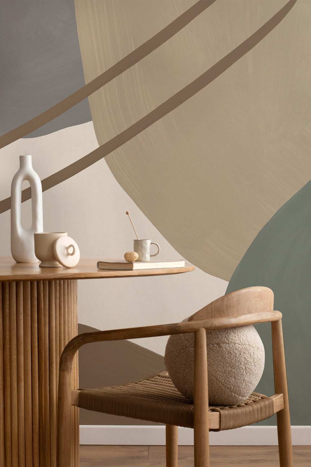 Organic Abstract Shapes 12 Wall Mural