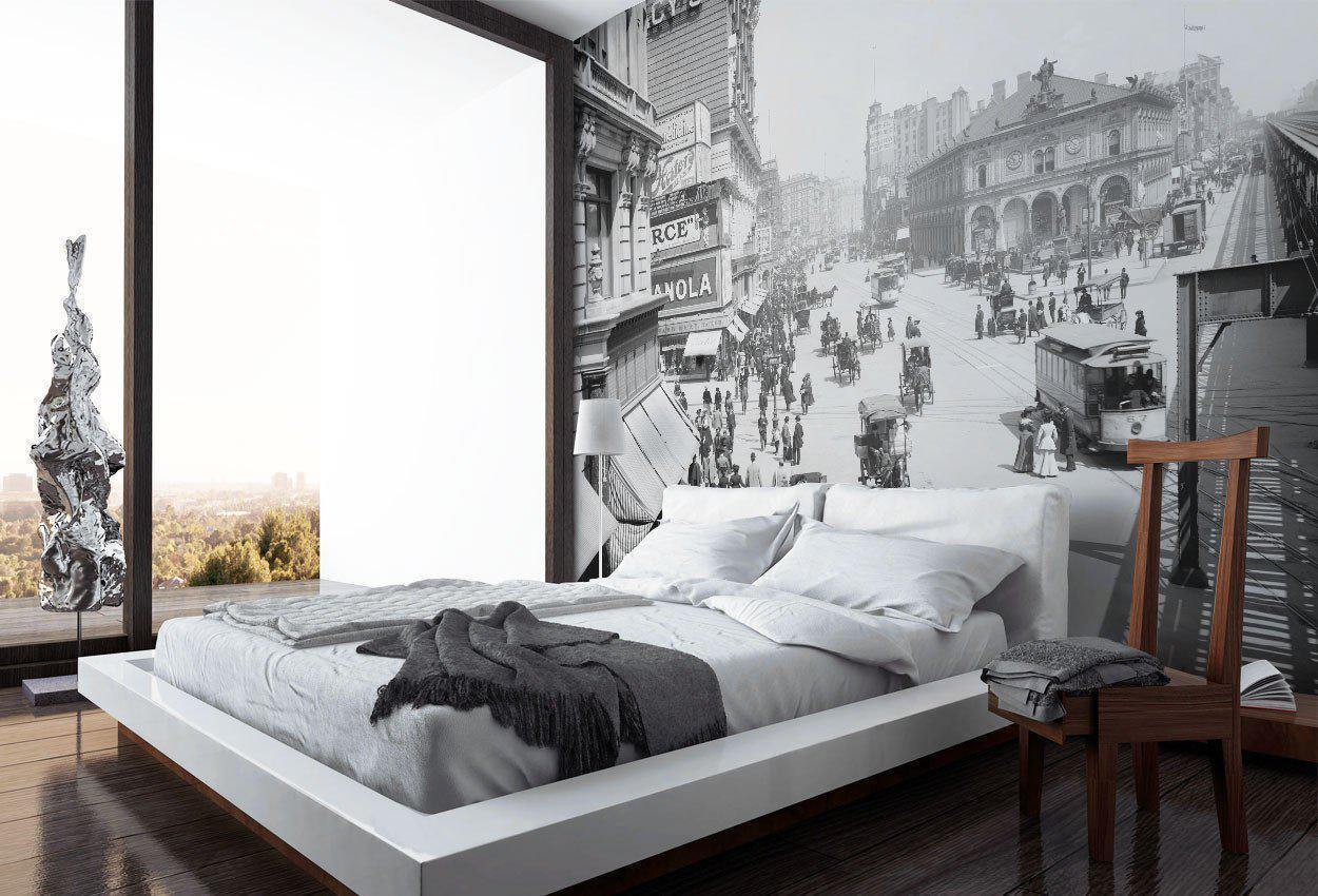 1903 NYC Herald Square Wall Mural-Wall Mural-Eazywallz