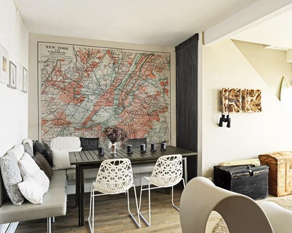 19th Century New York Map Wall Mural-Wall Mural-Eazywallz