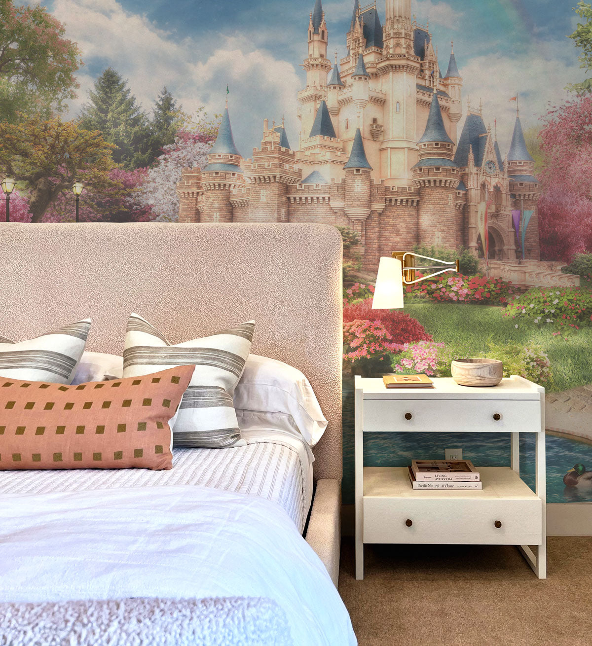Princess Fairy Tale Castle Wall Mural | Eazywallz