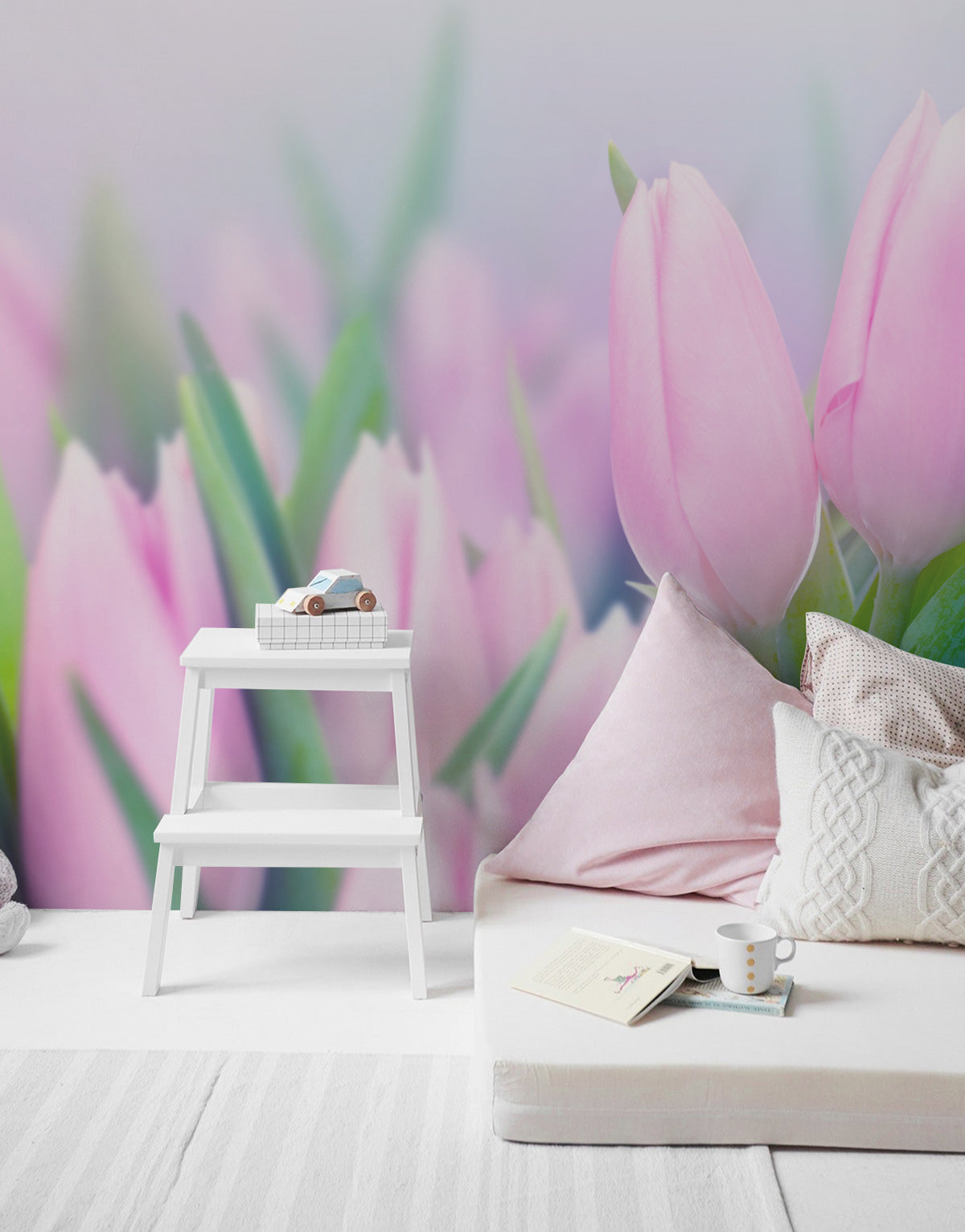 Spring tulips Wall Mural