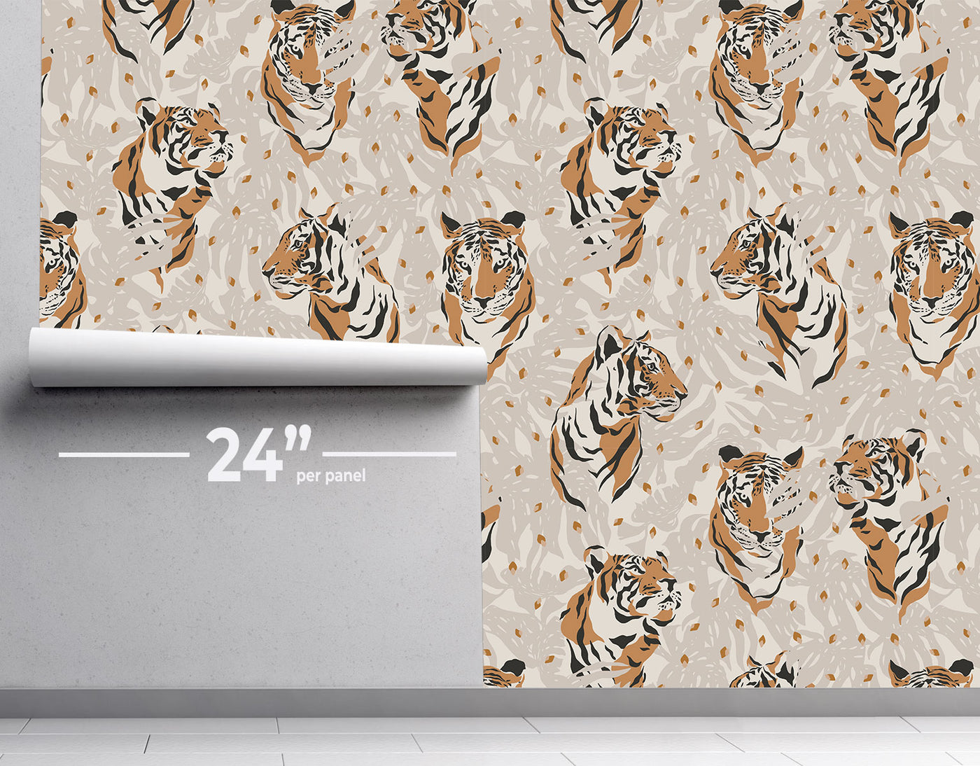 Boho Safari Tiger Wallpaper #608