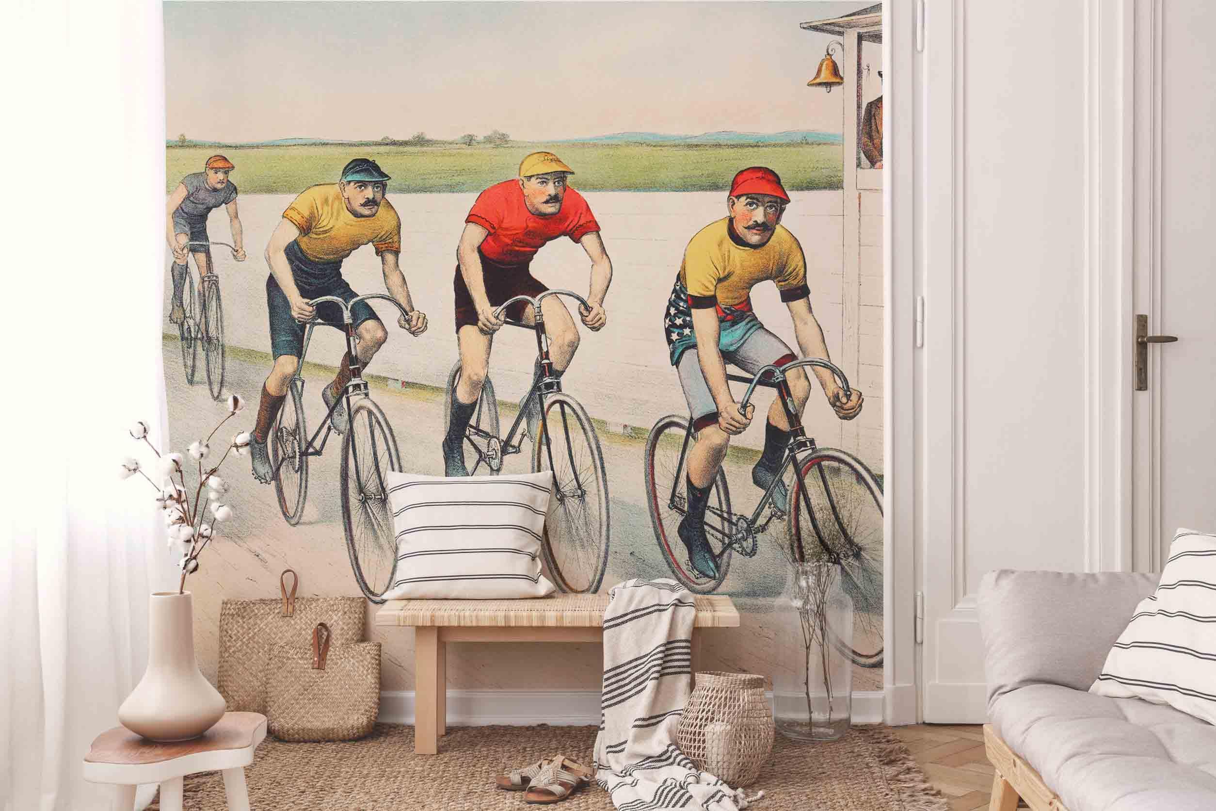 A Red Hot Finish Wall Mural-Wall Mural-Eazywallz