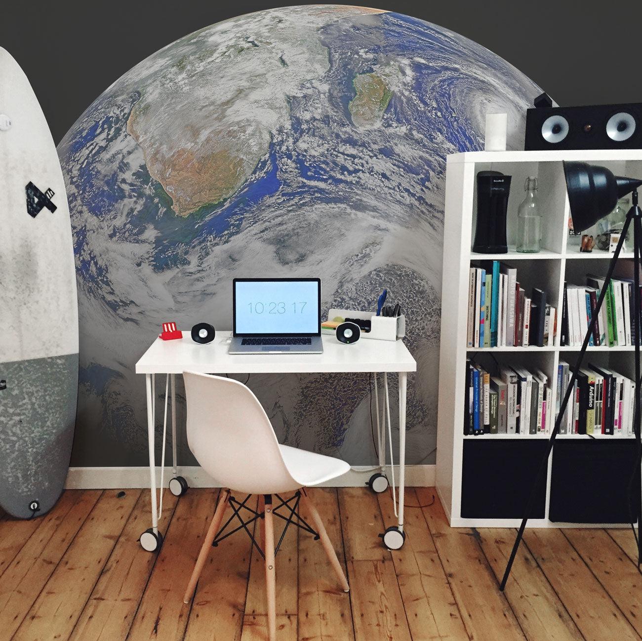 A Space View of Earth Wall Mural-Wall Mural-Eazywallz