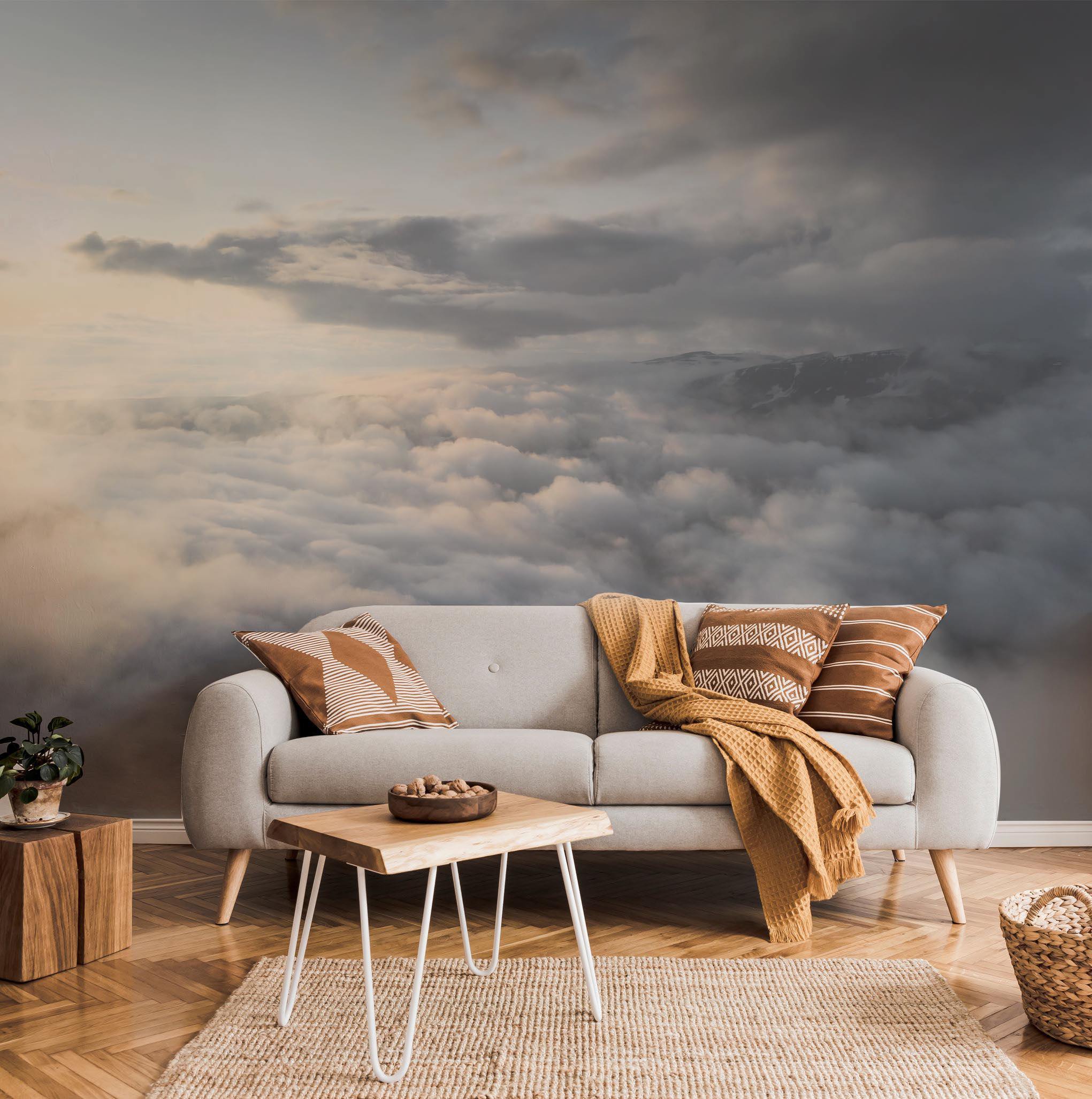 Above the Clouds Wallpaper Mural-Wall Mural-Eazywallz
