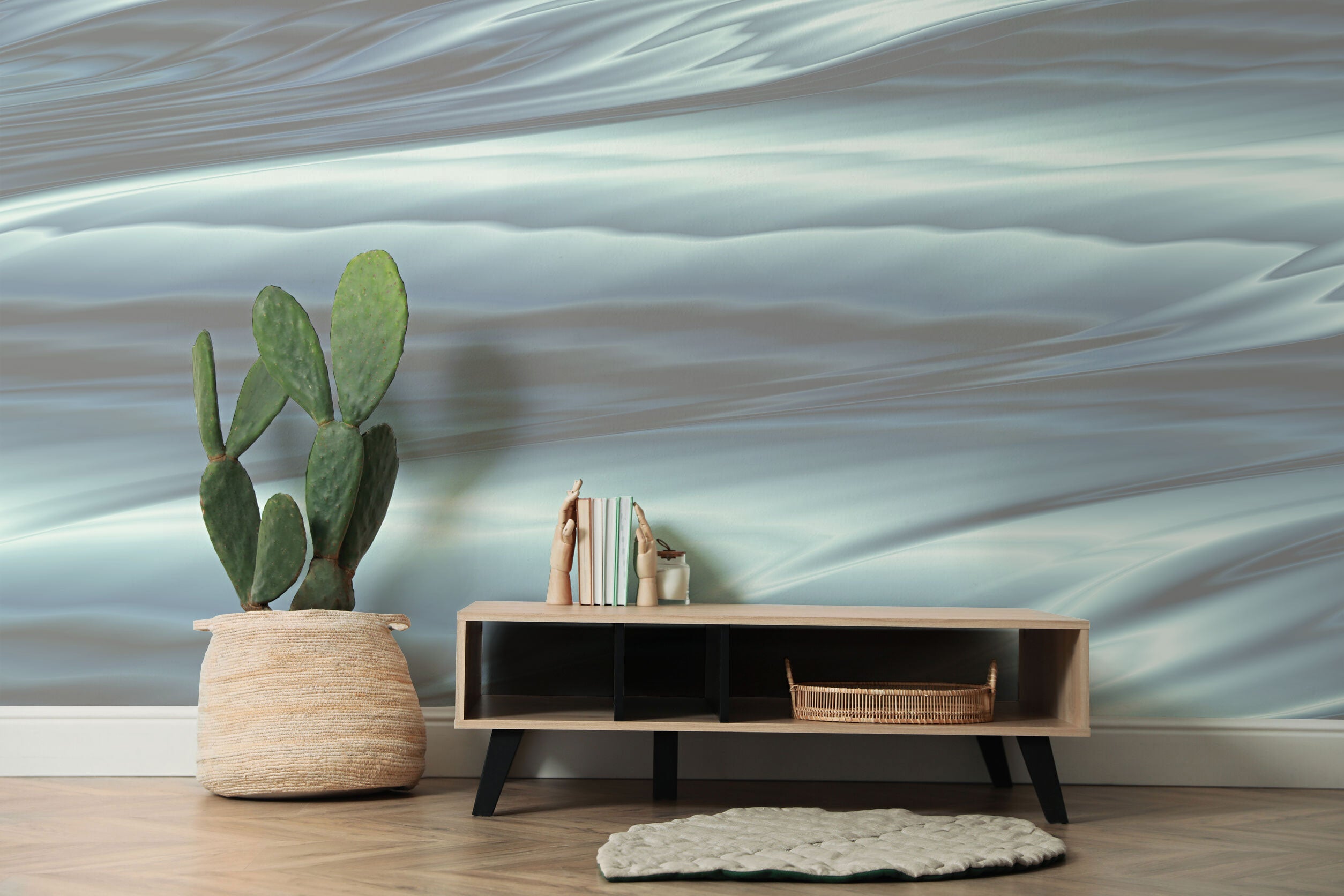 Abstract Beach Waves Wall Mural