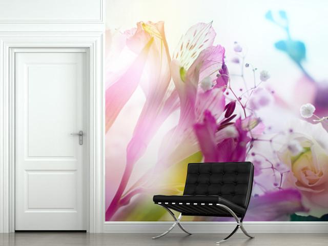 Abstract Bouquet Wall Mural-Wall Mural-Eazywallz