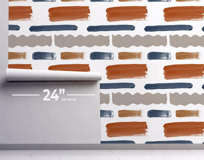 Abstract Brush Wallpaper #299-Repeat Pattern Wallpaper-Eazywallz