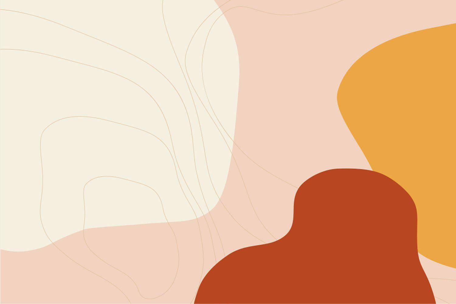 Abstract Earth Tone Shapes 1 Wall Mural-Wall Mural-Eazywallz