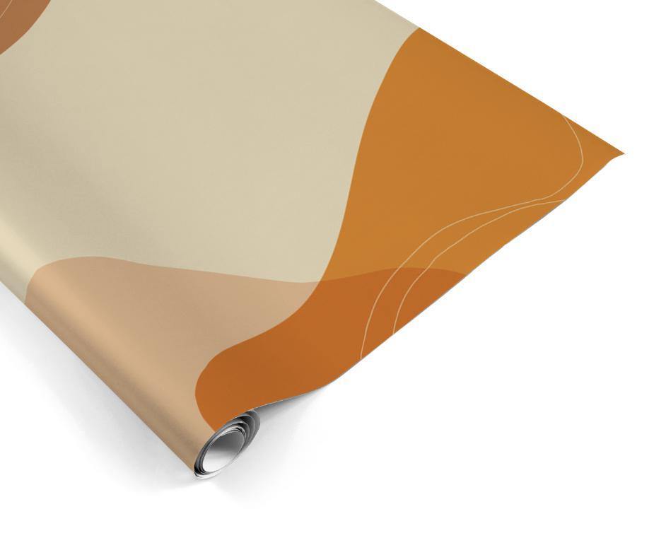 Abstract Earth Tone Shapes 8 Wall Mural-Wall Mural-Eazywallz