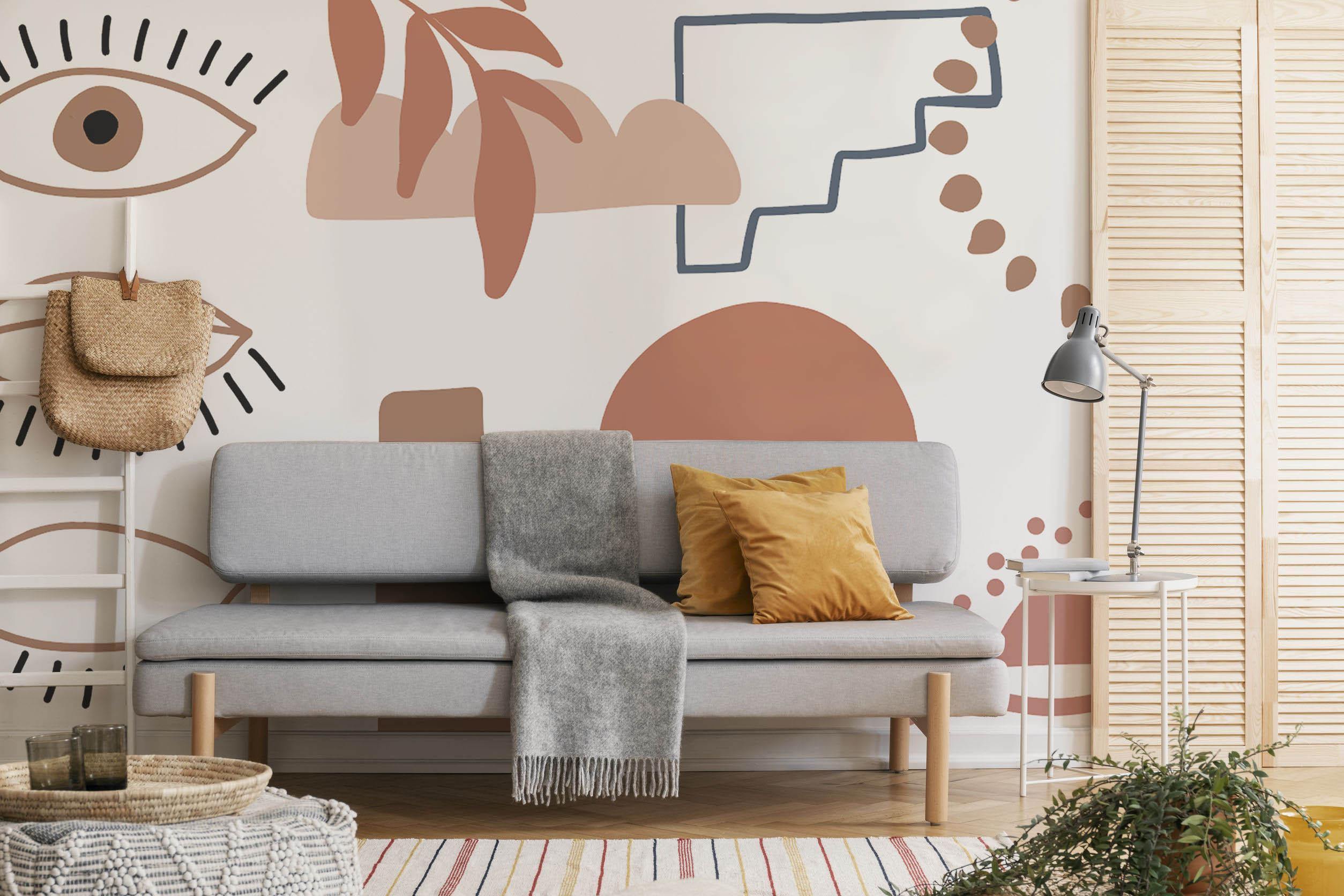 Abstract Eye Desert Clay Wall Mural-Wall Mural-Eazywallz