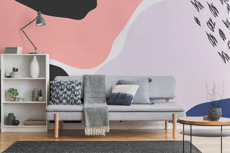 Abstract Memphis 4 Mural-Wall Mural-Eazywallz