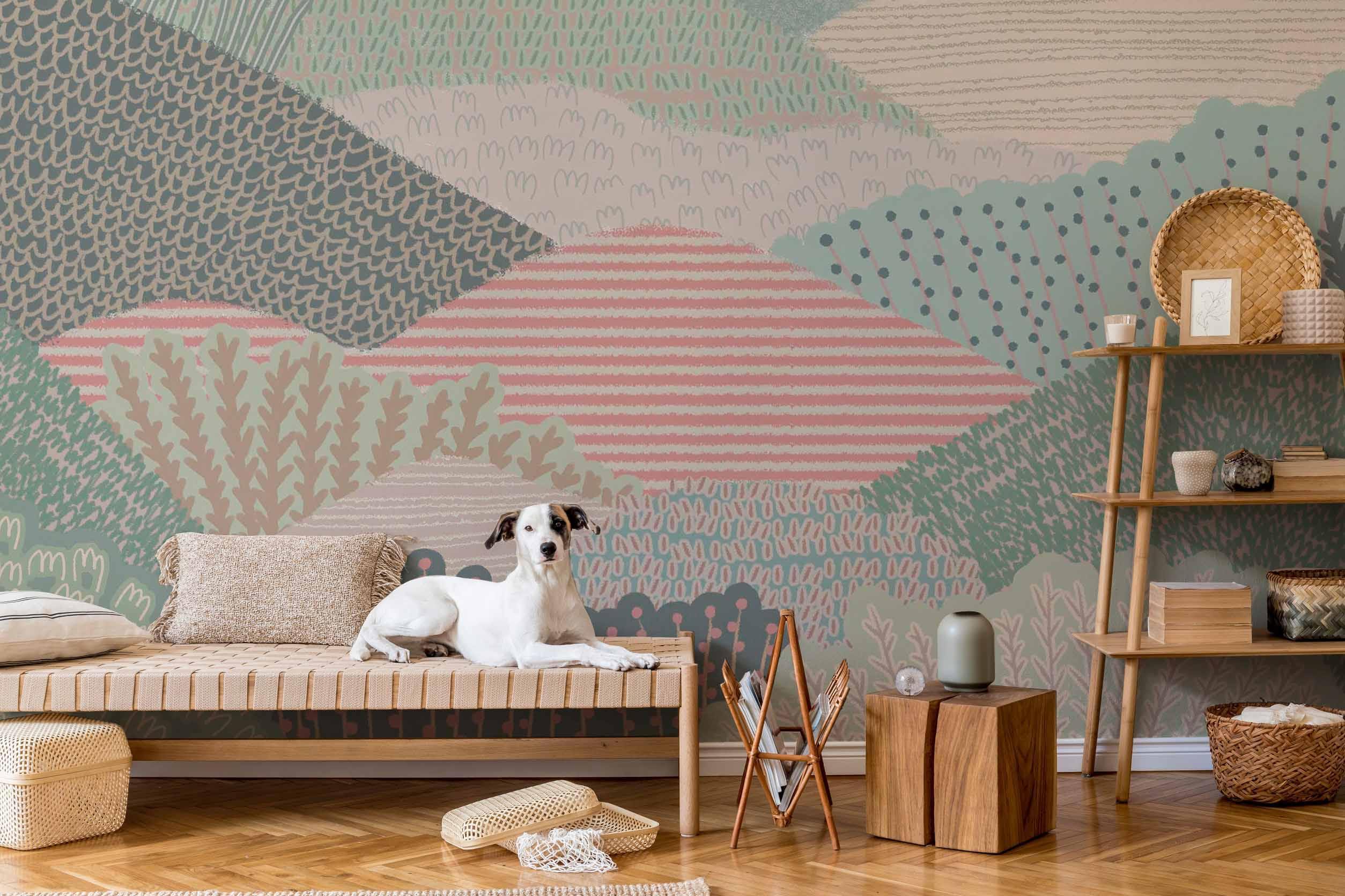 Abstract Mountain Textures Wall Mural-Wall Mural-Eazywallz